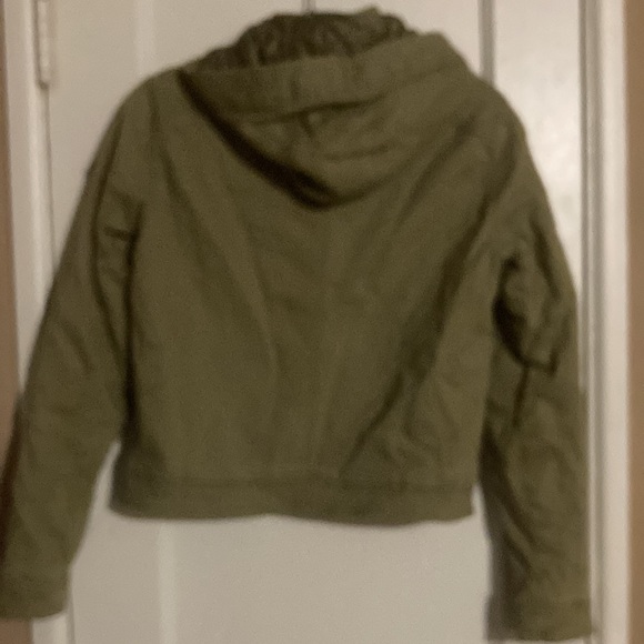 Hollister Green Jacket with Hood - Picture 2 of 4